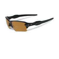 Oakley Flak 2.0 XL Polarized Sunglasses - Polished Black Frame / Black Iridium / One Size