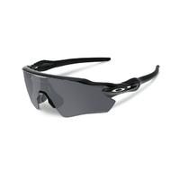 Oakley Radar EV Path Iridium Polarized Sunglasses - Polished Black Frame / Black Iridium Polarized / One Size / OO9208-07