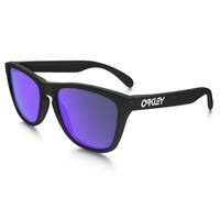 Oakley FrogSkins Sunglasses - Matt Black / Violet Iridium / 24-298