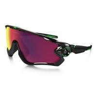 Oakley Jawbreaker Mark Cavendish Prizm Sunglasses - Polished Black Frame / Prizm Road