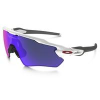 Oakley Radar EV Path Sunglasses - Polished White Frame / Red Iridium Lens / One Size