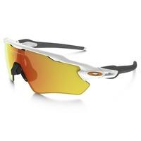 Oakley Radar EV Path Sunglasses - Polished White Frame / Fire Iridium Lens / One Size