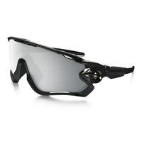 oakley jawbreaker iridium vented sunglasses polished black chrome irid ...