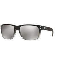 oakley holbrook polarized sunglasses dark ink fade chrome iridium