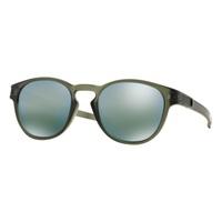 Oakley Latch Sunglasses - Matt Olive Ink Frame / Emerald Iridium Lens / One Size / OO9265-05