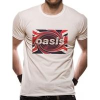 Oasis - Twirl Men\'s Small T-Shirt - White