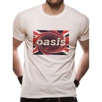 oasis twirl mens x large t shirt white