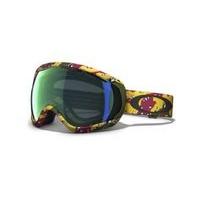 oakley canopy snow goggles high grade emerald iridium 59 299