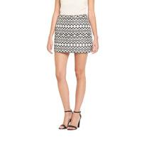 Oasis Jacquard Mini Skirt in Multi