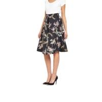 oasis oriental jacquard printed skirt