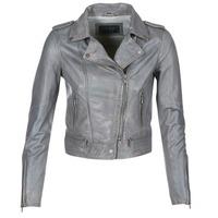 Oakwood 62285 women\'s Leather jacket in grey