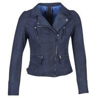 Oakwood 62300 women\'s Leather jacket in blue