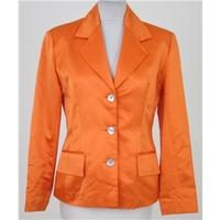 Oasis, size 12 bright orange blazer jacket