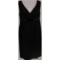 Oasis, size 14 black linen mix cocktail dress