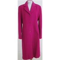 Oasis, size 16 bright pink coat