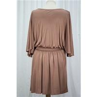 oasis dress size s oasis brown mini dress