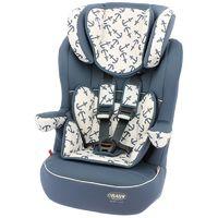 Obaby Group 1-2-3 High Back Booster Car Seat-Little Sailor (New)