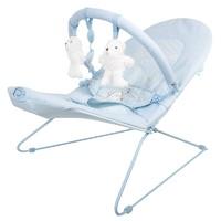 obaby b is for bear vibrating bouncer blue new