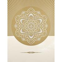 Obey Lotus Diamond - White and Gold By Obey (Shepard Fairey)