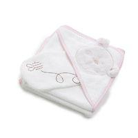 Obaby B Is For Bear Hooded Towel Set-Pink (New)