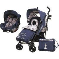 obaby zeal 2in1 travel system little sailor new