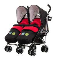 Obaby Disney Twin Stroller With Footmuffs-Mickey Circles (New)
