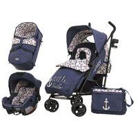 obaby zeal 3in1 travel system little sailor new