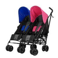 Obaby Apollo Twin Stroller-Blue/Pink (New)