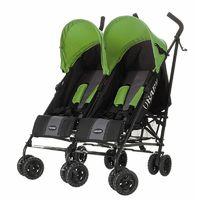 obaby apollo twin stroller lime new
