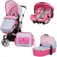 obaby chase 3in1 travel system cottage rose