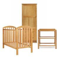 Obaby Lily 3 Piece Nursery Room Set in Country Pine