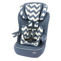 obaby group 1 2 3 high back booster zigzag navy