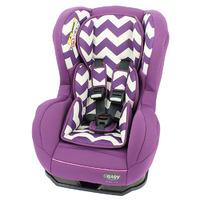 obaby group 0 1 combination car seat zigzag purple
