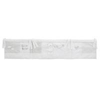 obaby b is for bear quilt bumper 2 pc set white