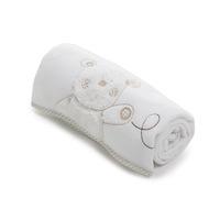 Obaby B Is For Bear Appliqued Fleece Blankets - White