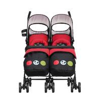 Obaby Twin Stroller Disney Twin - Mickey Circles With Footmuffs