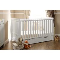 Obaby Lincoln Mini (120X60 Mattress Size) Cot Bed - White