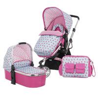 Obaby Chase 2 in 1 Stroller and Carrycot Cottage Rose