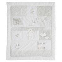 obaby b is for bear quilt and bumper 2 piece set white