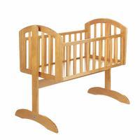 Obaby Sophie Swinging Crib and Mattress in Country Pine