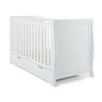 Obaby Stamford Sleigh Cot Bed White
