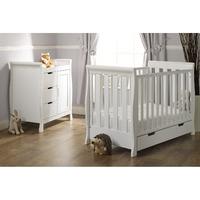 Obaby Stamford Mini Sleigh 2 Piece Room Set White