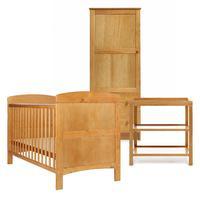 Obaby Grace 3 Piece Set in Country Pine and FREE mattress