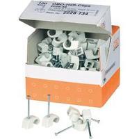 OBO Bettermann 2228734 ISO-Nail Clips Grey