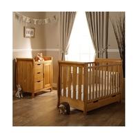 obaby lincoln sleigh mini 5 piece room set country pine new