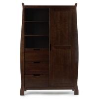 Obaby Lincoln Double Wardrobe-Walnut (New)