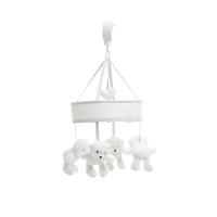obaby b is for bear musical cot mobile white new