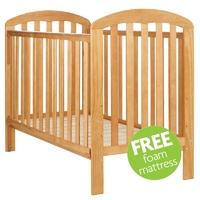 Obaby Lily Cot-Country Pine (New) + FREE Foam Mattress!