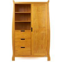 obaby stamford double wardrobe country pine