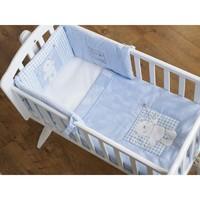 Obaby B Is For Bear Crib Set-Blue (New)